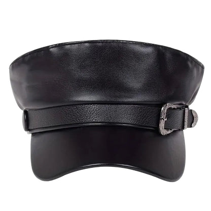 Black Sailor-Style Beret