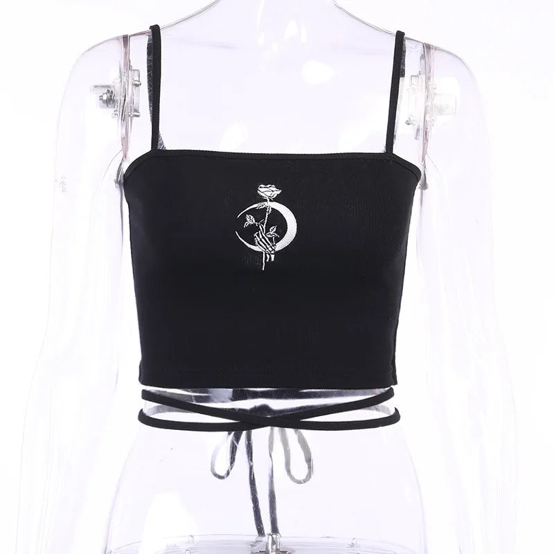 Ashy Edge Crop Tee
