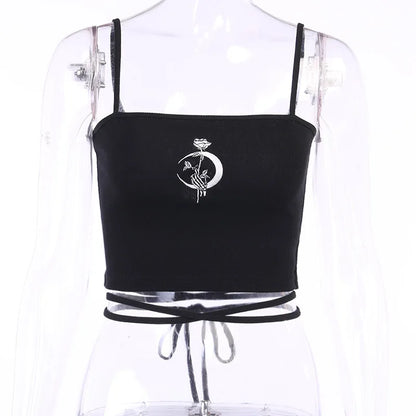 Ashy Edge Crop Tee