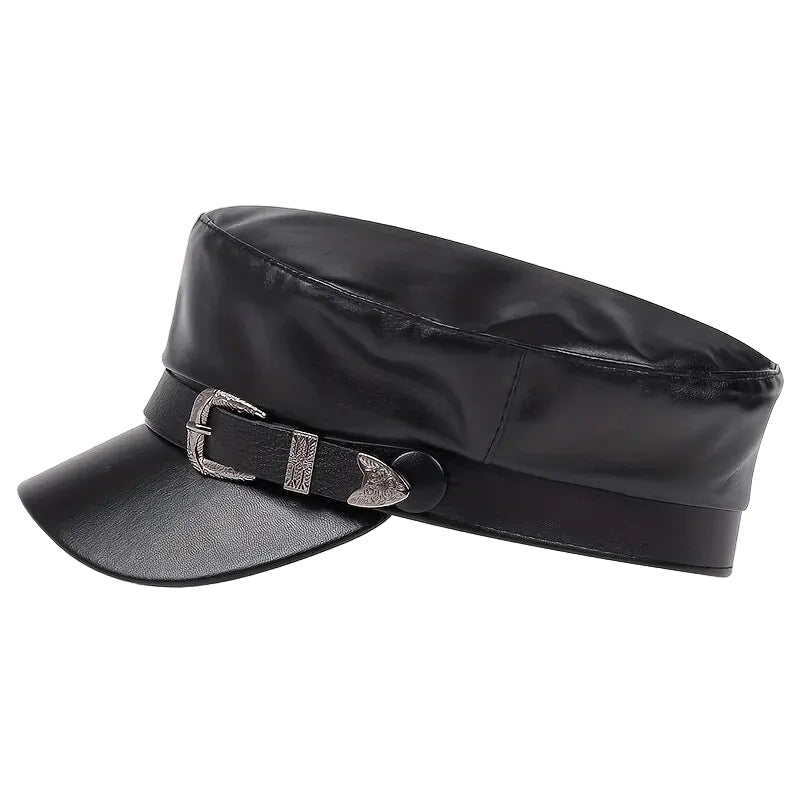Black Sailor-Style Beret