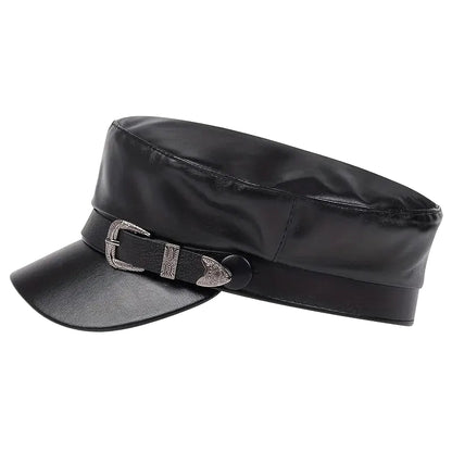 Black Sailor-Style Beret