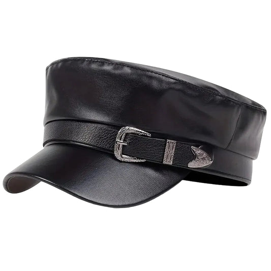 Black Sailor-Style Beret