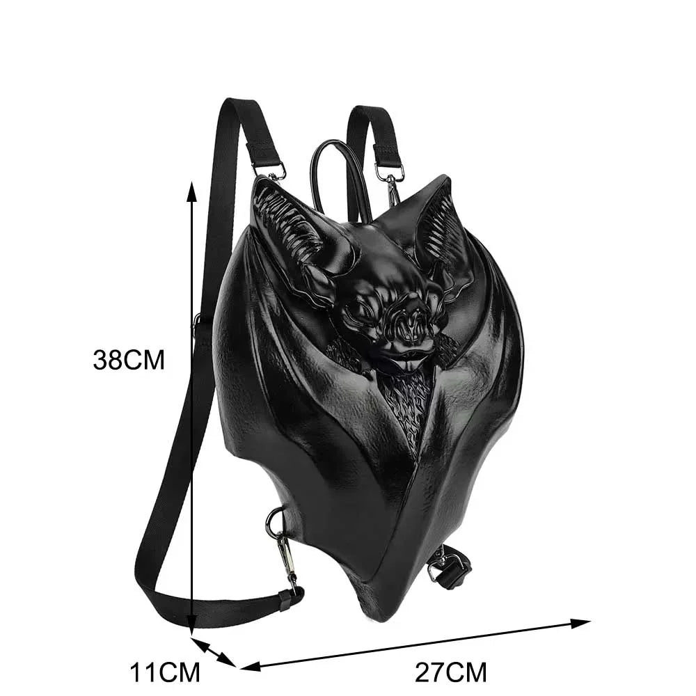 Gothic Bat-Shaped Backpack