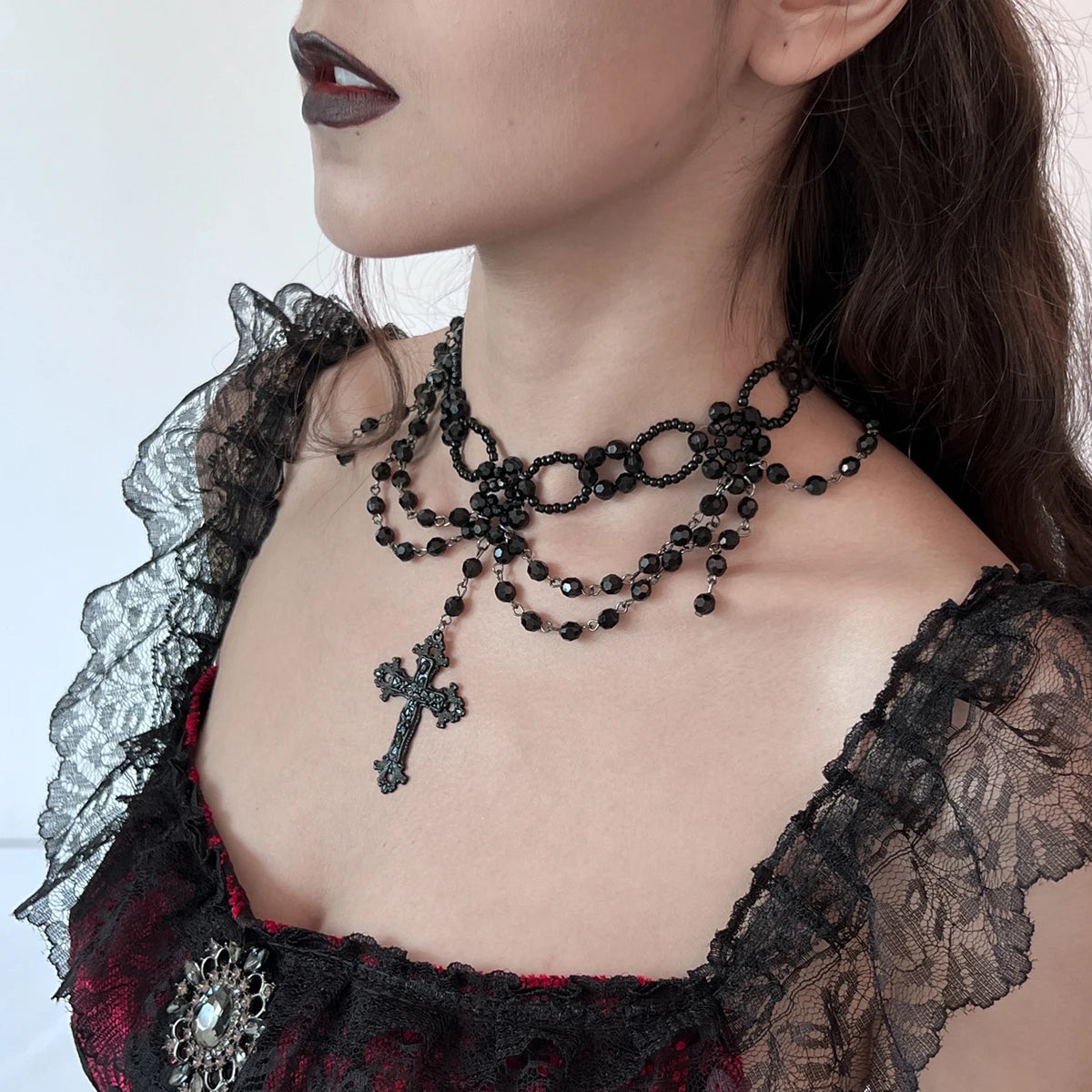 Gothila's Cross Blessed Necklace