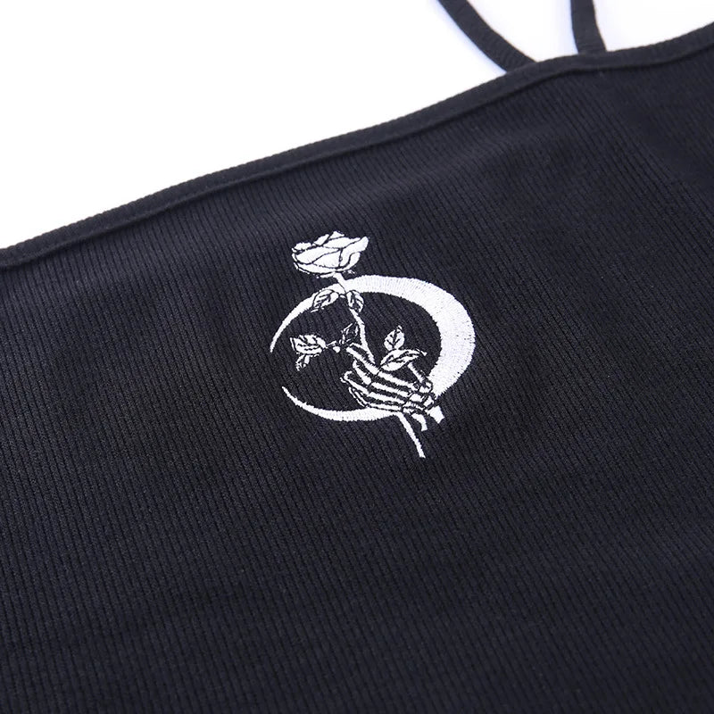 Ashy Edge Crop Tee