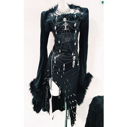 Raven's Wraith Gothic Dress