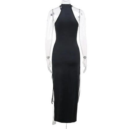 Gothic Bandage Midi Dress