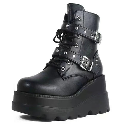Ravenstrike Lace-Up Boots
