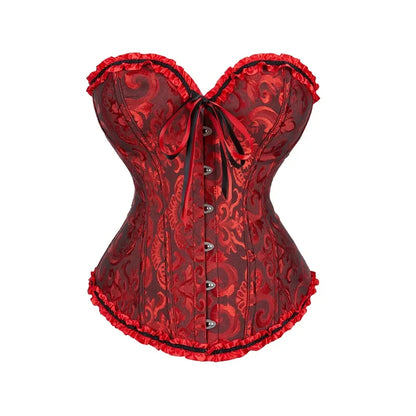 Raven Floral Corset