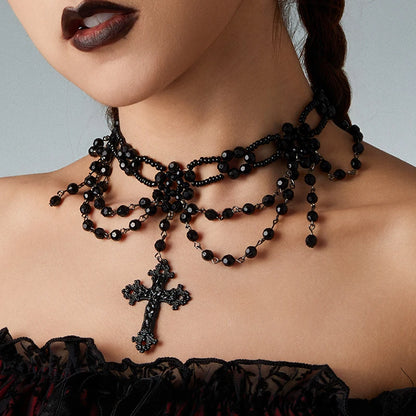 Gothila's Cross Blessed Necklace