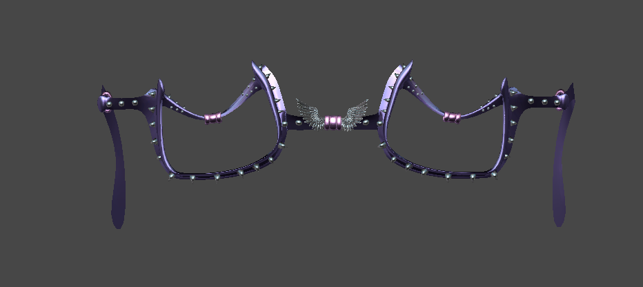 ╭┈ヾCute Glasses👁️ [Head Asset]