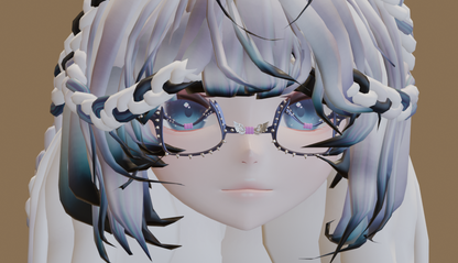 ╭┈ヾCute Glasses👁️ [Head Asset]