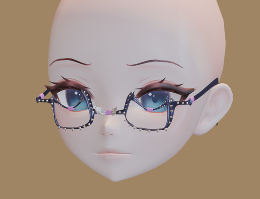╭┈ヾCute Glasses👁️ [Head Asset]