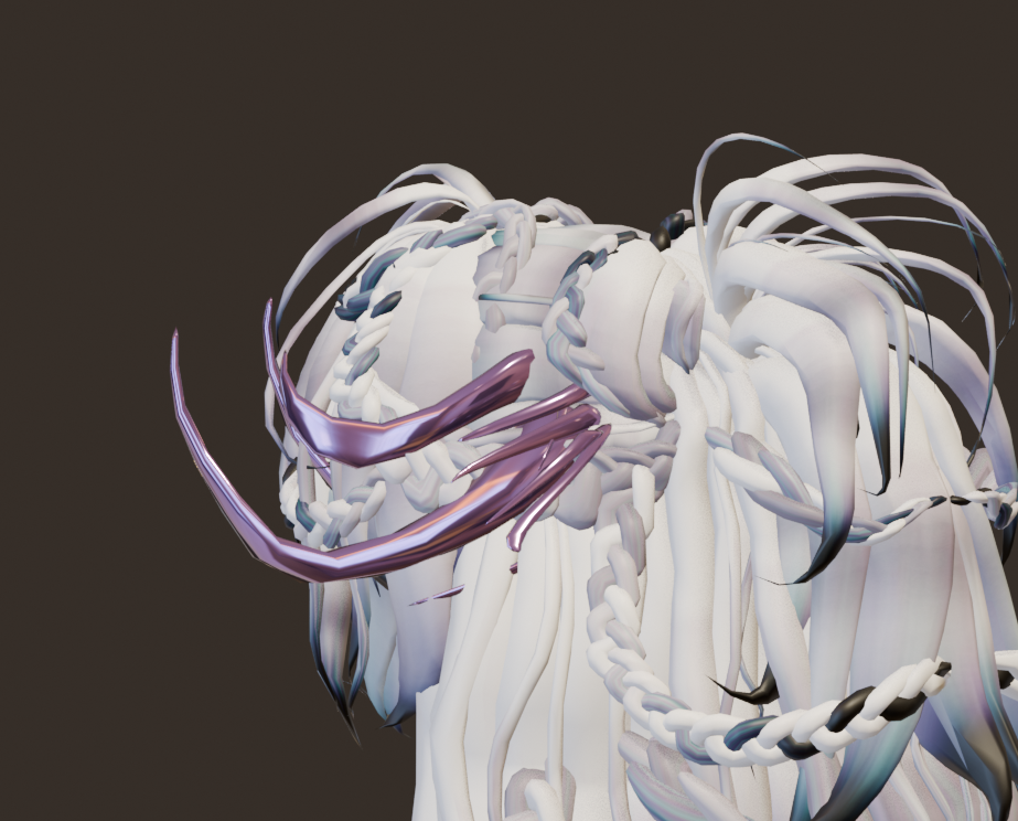 ╭┈ヾ3 Horns 😈 [Head Asset]