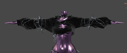 ╭┈ヾ Chinchilla's Crop top ❌[Outfit Asset]