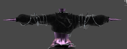 ╭┈ヾ Chinchilla's Crop top ❌[Outfit Asset]