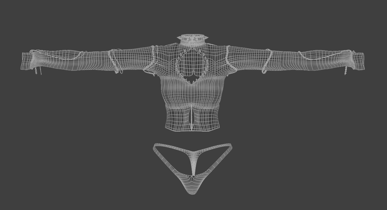 ╭┈ヾ Goth Top ❌[Outfit Asset]