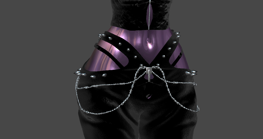 ╭┈ヾ Goth Pants❌[Outfit Asset]