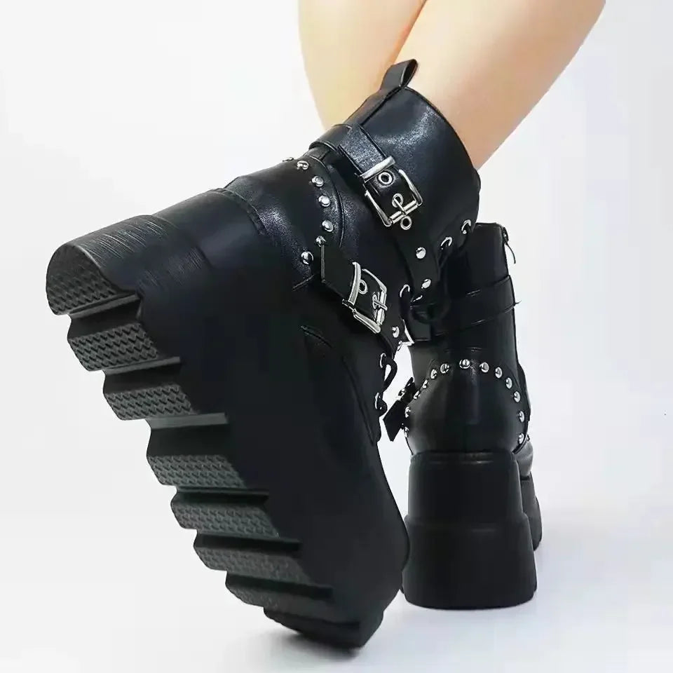 Ravenstrike Lace-Up Boots