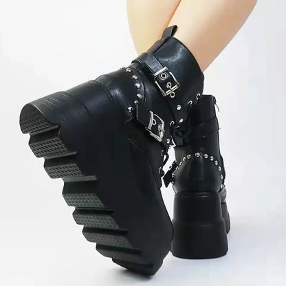 Ravenstrike Lace-Up Boots