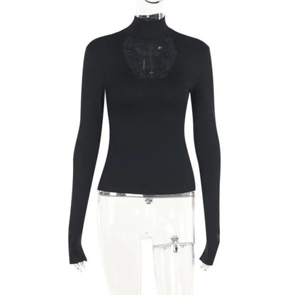 Gothic Cross Hollow T Shirt