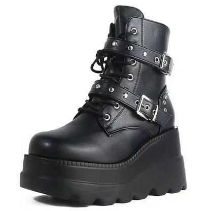 Ravenstrike Lace-Up Boots