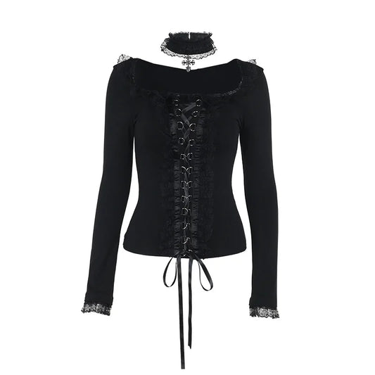 Phantom Charm Lace Top