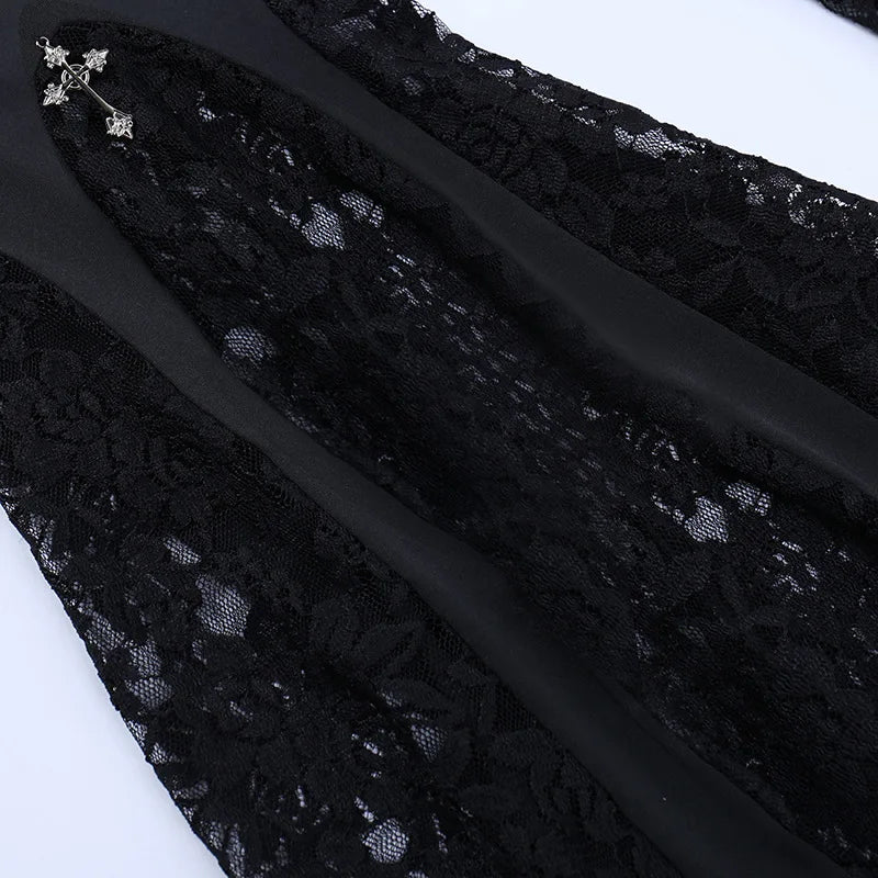 Twilight Patchwork Flare Pants