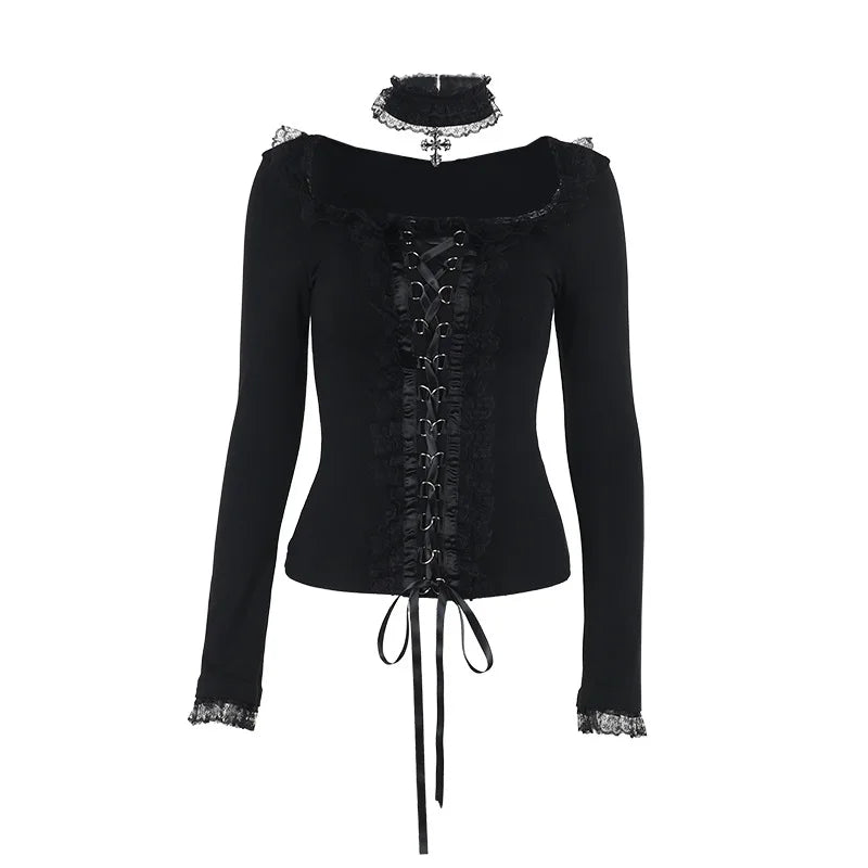 Phantom Charm Lace Top