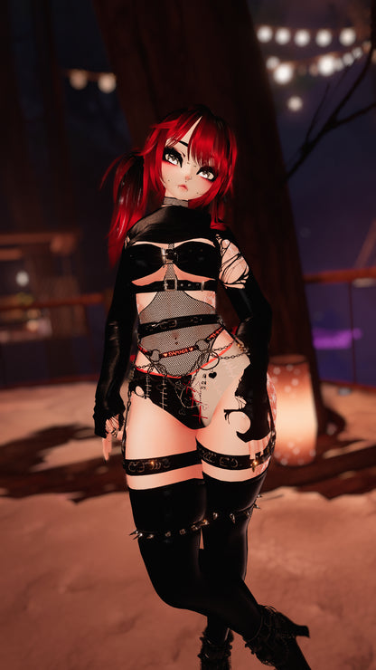 ╭┈ヾFuku, The E-Girl Owl 🦉 | Personal License Only | PC + QUEST - DippinDotty