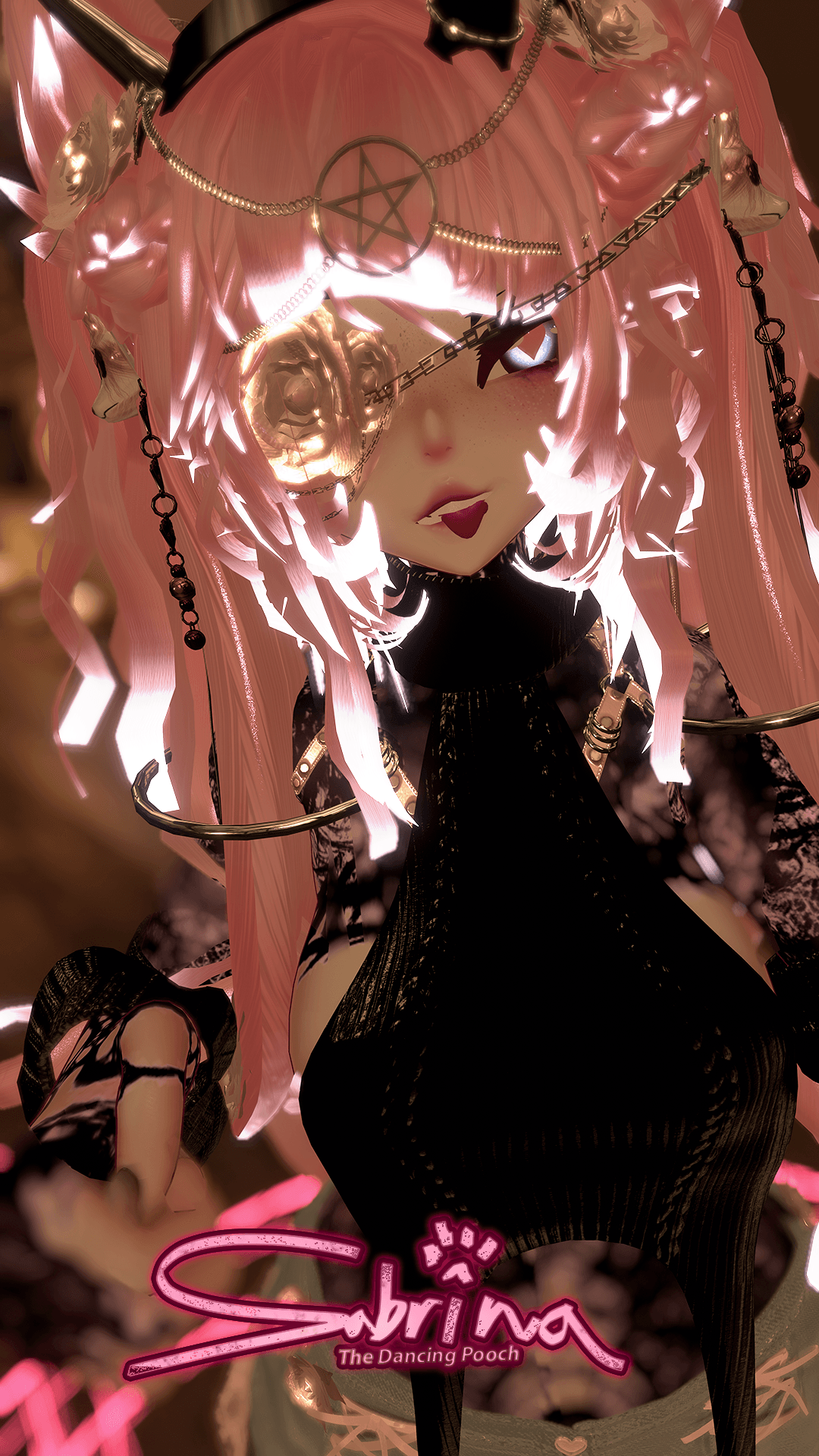 ╭┈ヾSabrina, The Dancing Pooch 🐕 | GOGOLOCO | VRCFURY | SPS + TPS | PHYSBONES | Personal License Only | Face Tracking (VRCHAT) | Warudo (ARKIT + VRM) | PC + QUEST - DippinDotty