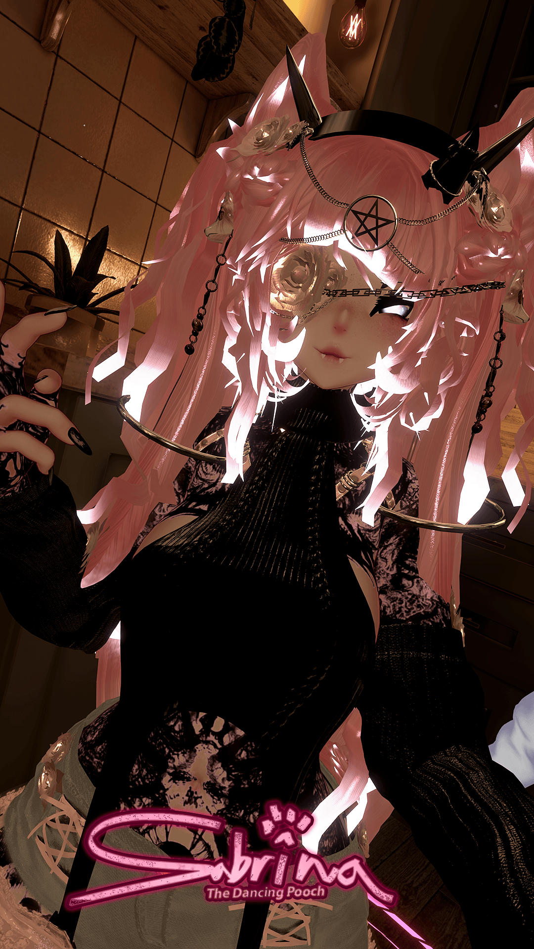 ╭┈ヾSabrina, The Dancing Pooch 🐕 | GOGOLOCO | VRCFURY | SPS + TPS | PHYSBONES | Personal License Only | Face Tracking (VRCHAT) | Warudo (ARKIT + VRM) | PC + QUEST - DippinDotty