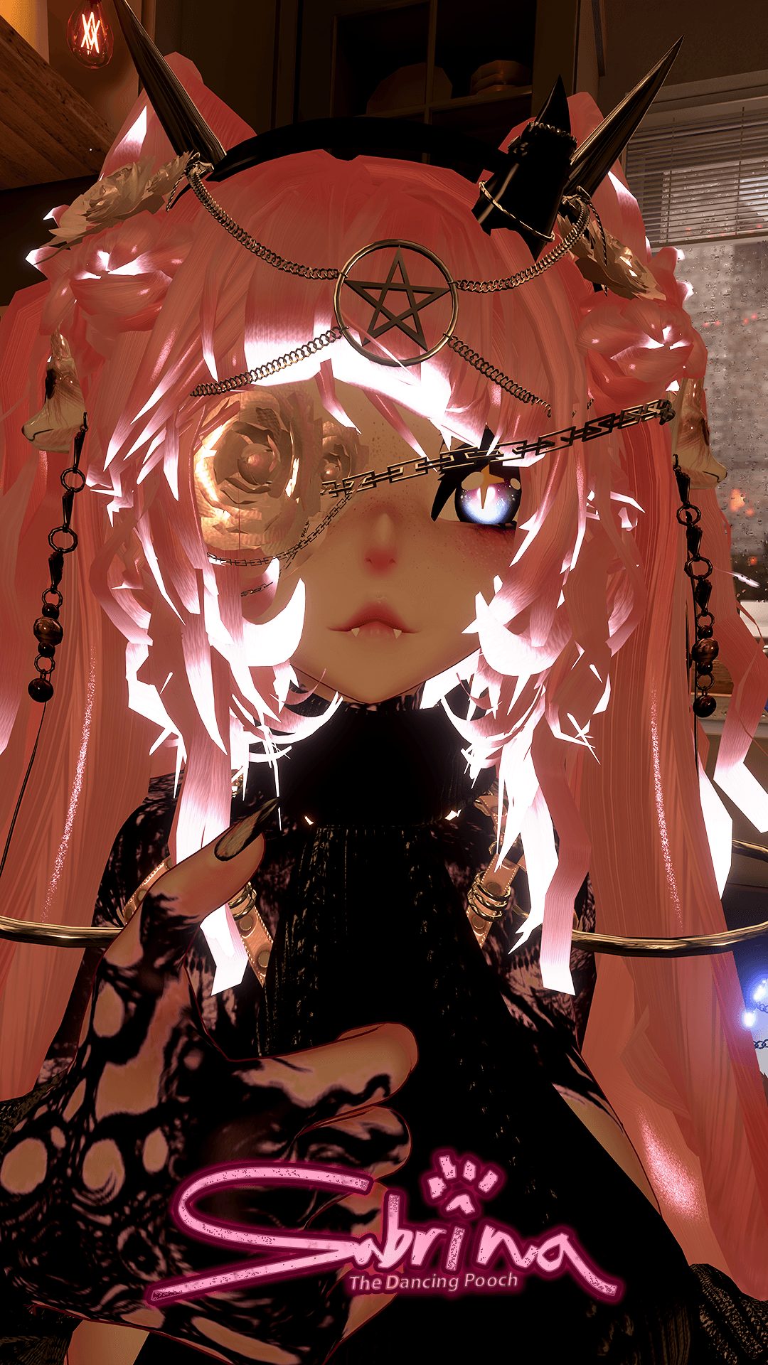 ╭┈ヾSabrina, The Dancing Pooch 🐕 | GOGOLOCO | VRCFURY | SPS + TPS | PHYSBONES | Personal License Only | Face Tracking (VRCHAT) | Warudo (ARKIT + VRM) | PC + QUEST - DippinDotty