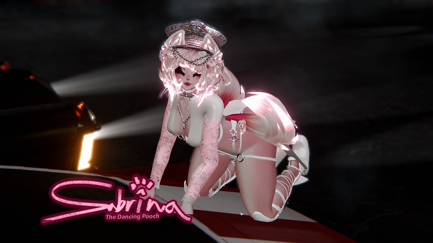 ╭┈ヾSabrina, The Dancing Pooch 🐕  | GOGOLOCO | VRCFURY | SPS | PHYSBONES | Personal License Only | Face Tracking (VRCHAT) | Warudo (ARKIT + VRM) | PC