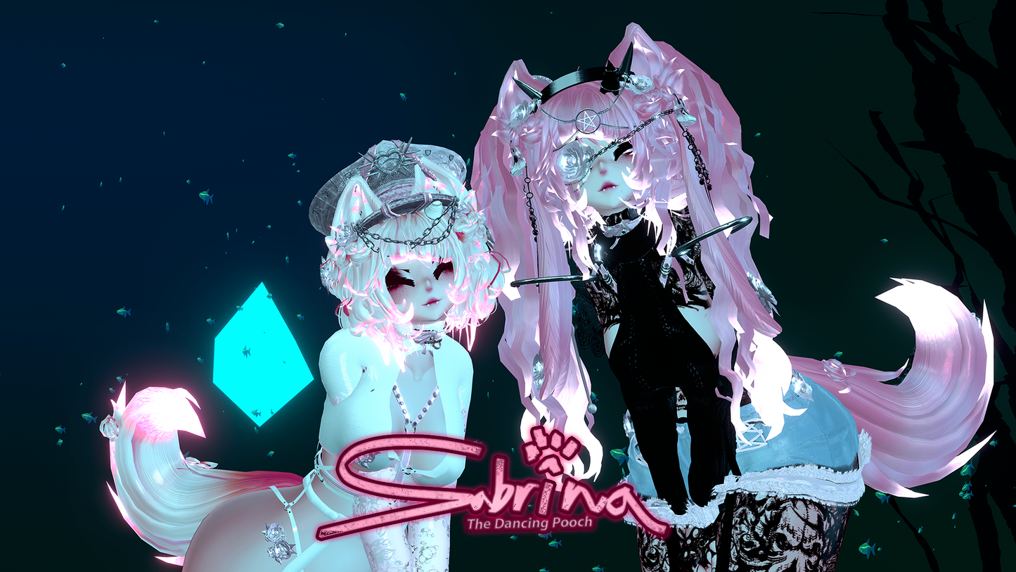 ╭┈ヾSabrina, The Dancing Pooch 🐕  | GOGOLOCO | VRCFURY | SPS | PHYSBONES | Personal License Only | Face Tracking (VRCHAT) | Warudo (ARKIT + VRM) | PC