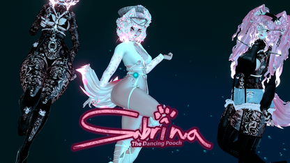 ╭┈ヾSabrina, The Dancing Pooch 🐕  | GOGOLOCO | VRCFURY | SPS | PHYSBONES | Personal License Only | Face Tracking (VRCHAT) | Warudo (ARKIT + VRM) | PC