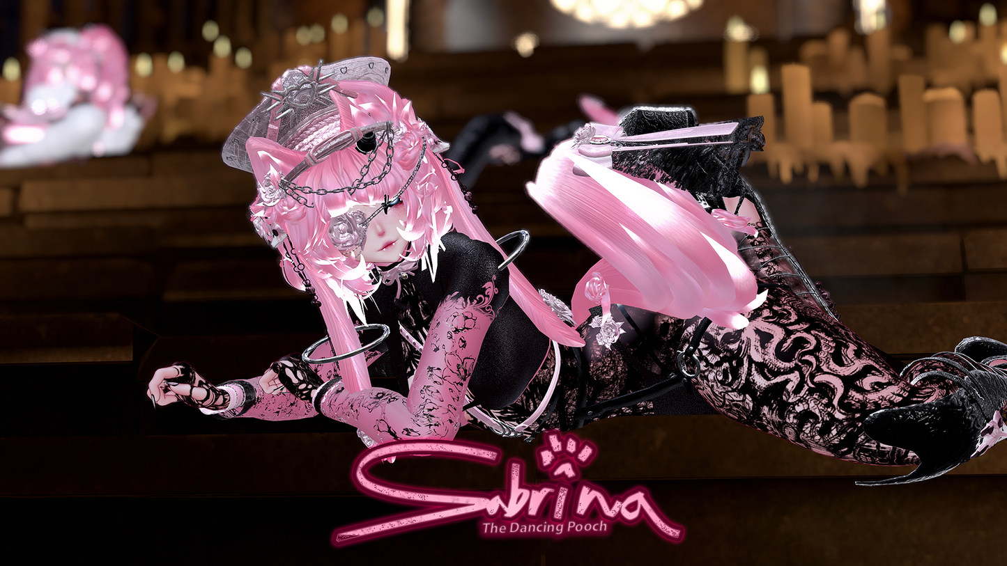 ╭┈ヾSabrina, The Dancing Pooch 🐕  | GOGOLOCO | VRCFURY | SPS | PHYSBONES | Personal License Only | Face Tracking (VRCHAT) | Warudo (ARKIT + VRM) | PC