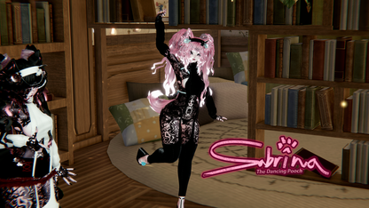 ╭┈ヾSabrina, The Dancing Pooch 🐕  | GOGOLOCO | VRCFURY | SPS | PHYSBONES | Personal License Only | Face Tracking (VRCHAT) | Warudo (ARKIT + VRM) | PC