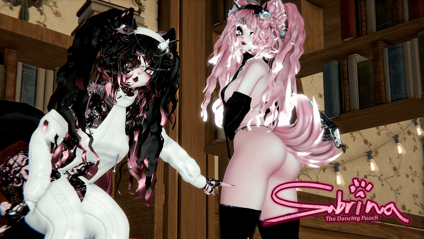 ╭┈ヾSabrina, The Dancing Pooch 🐕 | GOGOLOCO | VRCFURY | SPS + TPS | PHYSBONES | Personal License Only | Face Tracking (VRCHAT) | Warudo (ARKIT + VRM) | PC + QUEST - DippinDotty