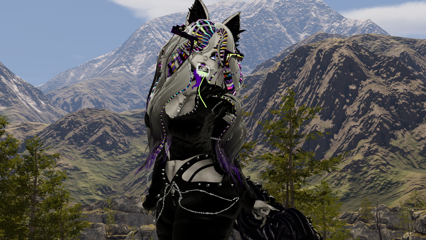 ╭┈ヾGothKana 𓆩♱𓆪 [Lykana 🐺 Outfit DLC]