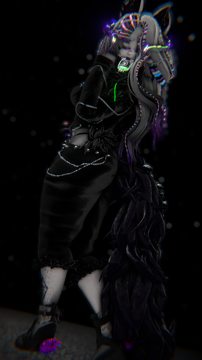 ╭┈ヾGothKana 𓆩♱𓆪 [Lykana 🐺 Outfit DLC]