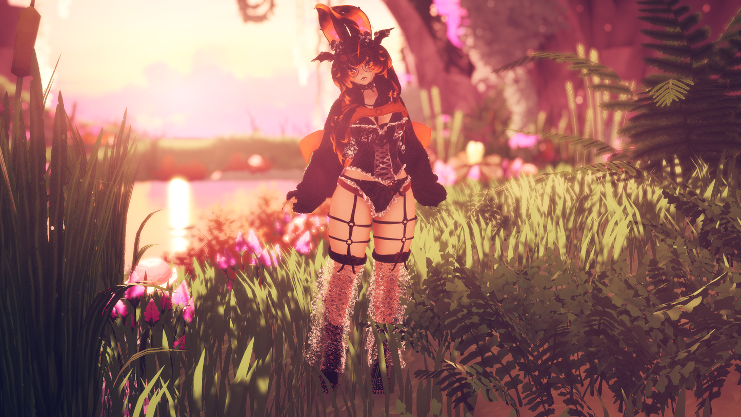╭┈ヾHell Hex 𓆩𓁺𓆪 [Batty Outfit DLC]