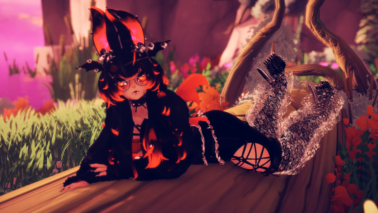 ╭┈ヾHell Hex 𓆩𓁺𓆪 [Batty Outfit DLC]