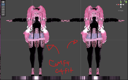 ╭┈ヾSabrina, The Dancing Pooch 🐕 | GOGOLOCO | VRCFURY | SPS + TPS | PHYSBONES | Personal License Only | Face Tracking (VRCHAT) | Warudo (ARKIT + VRM) | PC + QUEST - DippinDotty