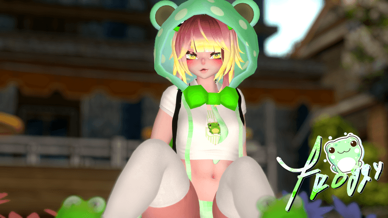 ╭┈ヾFroggy, The Animal Crossing Lover! 🐸 (7k Discord Gift!) | Personal License Only | PC + QUEST - DippinDotty