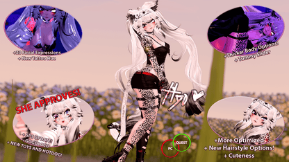 ╭┈ヾHyo, The Leopard Maid 🐆 | Personal License Only | PC + QUEST + OP - DippinDotty