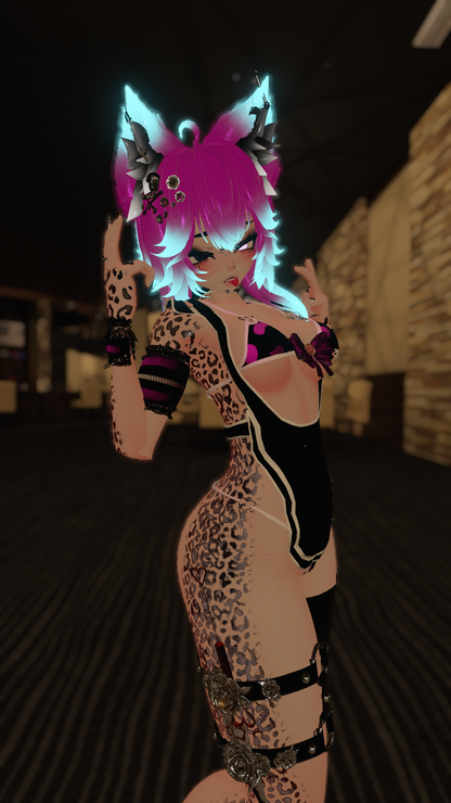 ╭┈ヾHyo, The Leopard Maid 🐆 | Personal License Only | PC + QUEST + OP - DippinDotty