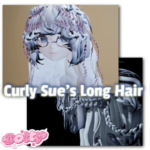 ╭┈ヾCurly Sue's Long Hair 🍃 [Hair Asset]