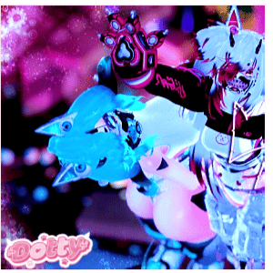 ╭┈ヾCyber Blankie, The Cyborg Bunny 🎧 🐇