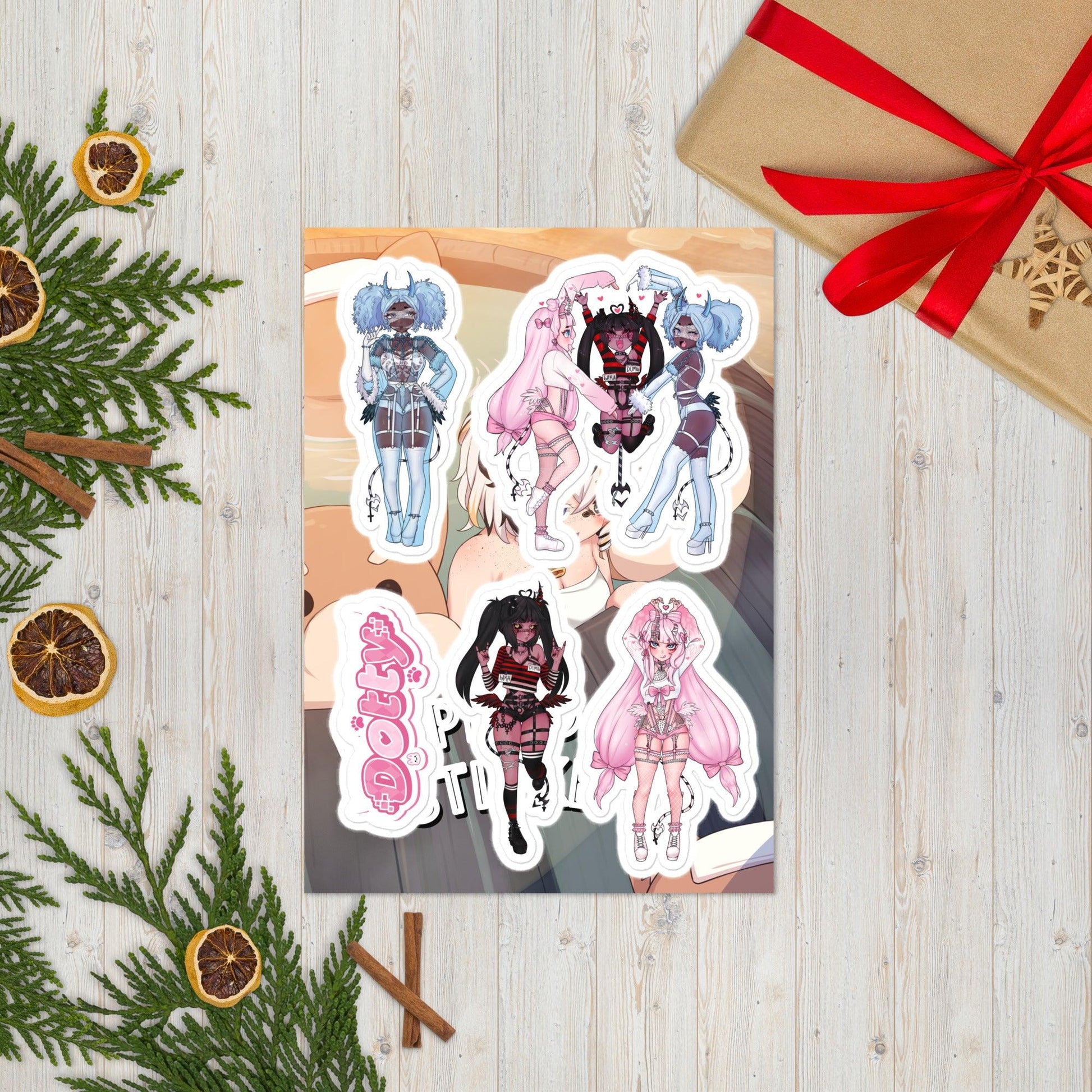 'Las Princesas' Sticker sheet - DippinDotty